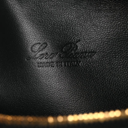 Loro Piana Grained Calfskin L19 Extra Pocket Pouch Black 5 of 8