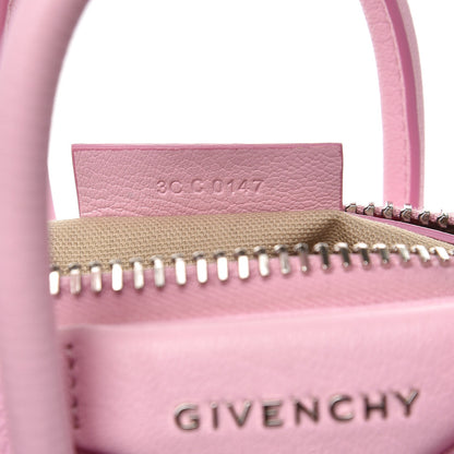 Givenchy Sugar Goatskin Mini Antigona Bright Pink 8 of 13