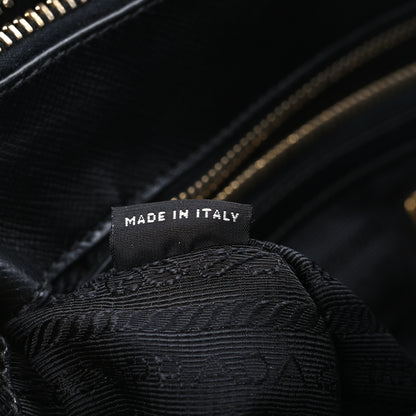 Prada Saffiano Small Galleria Double Zip Tote Black 8 of 12