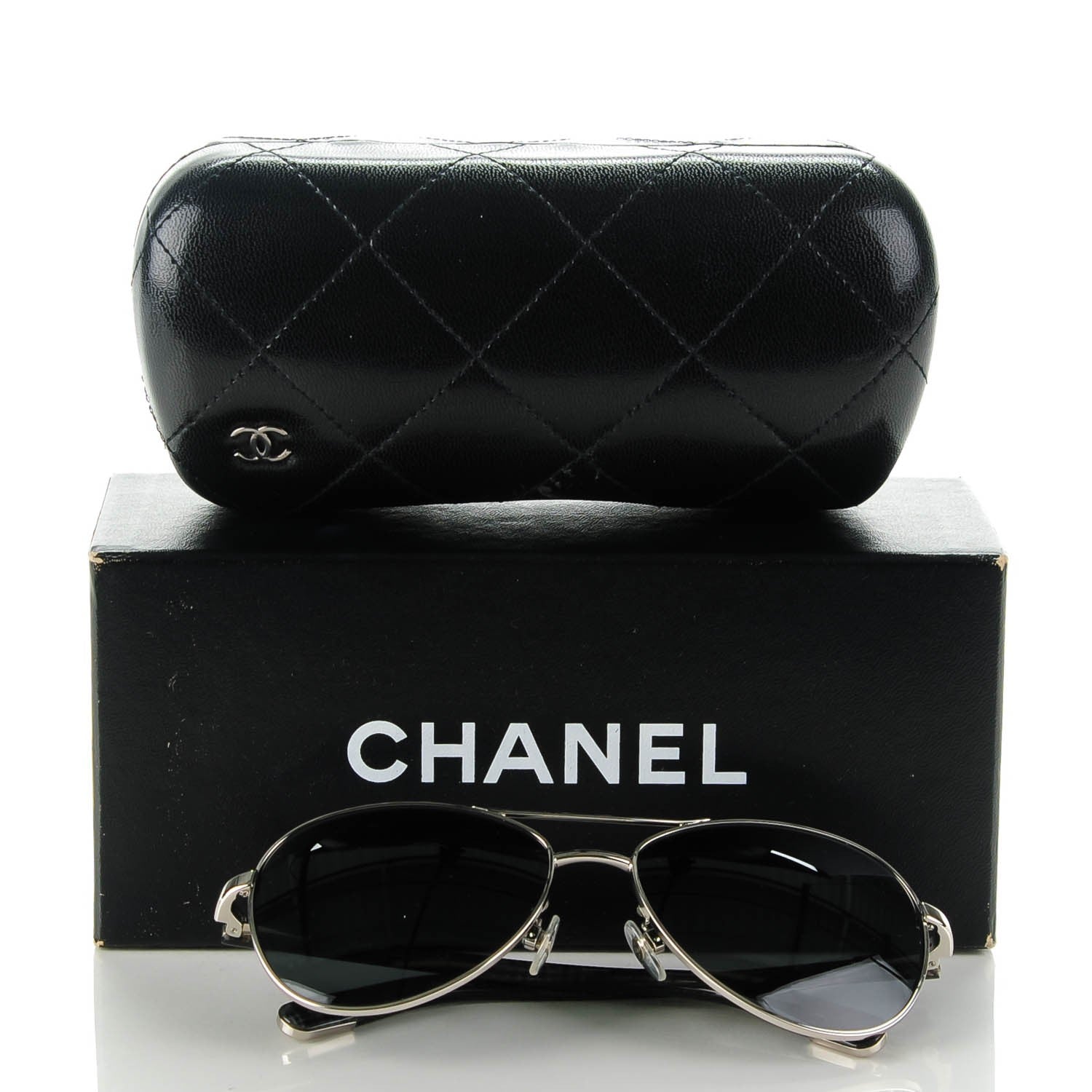 Chanel Aviator Sunglasses 4201-A Grey 4 of 6