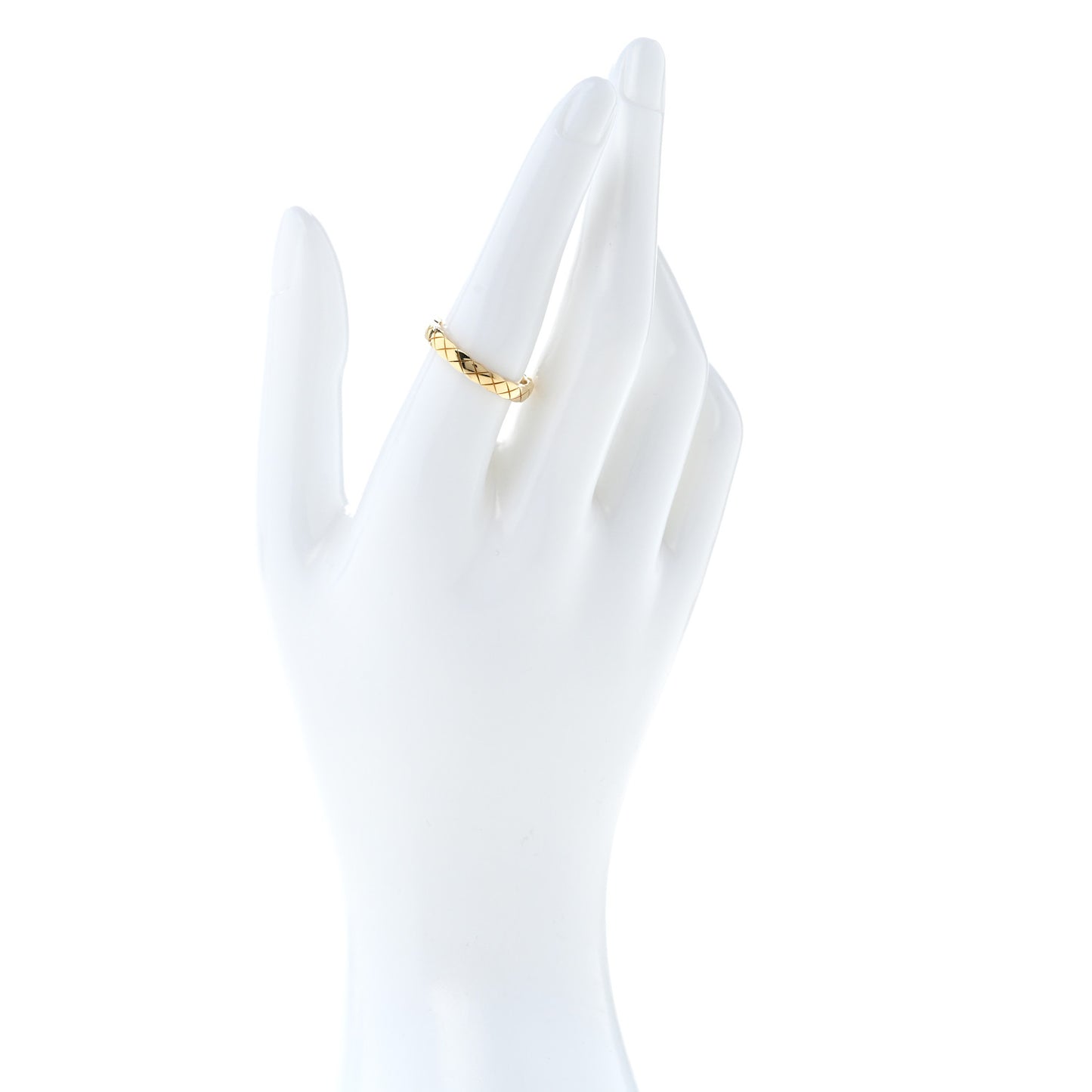 18K Yellow Gold Mini Coco Crush Ring 56 7.5