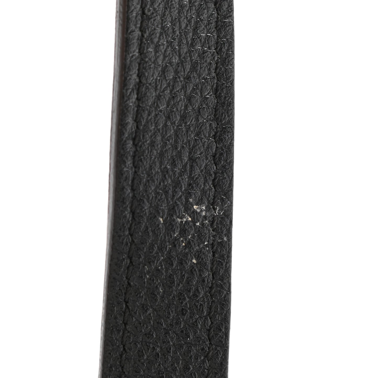 Drummed Calfskin Nano Luggage Black