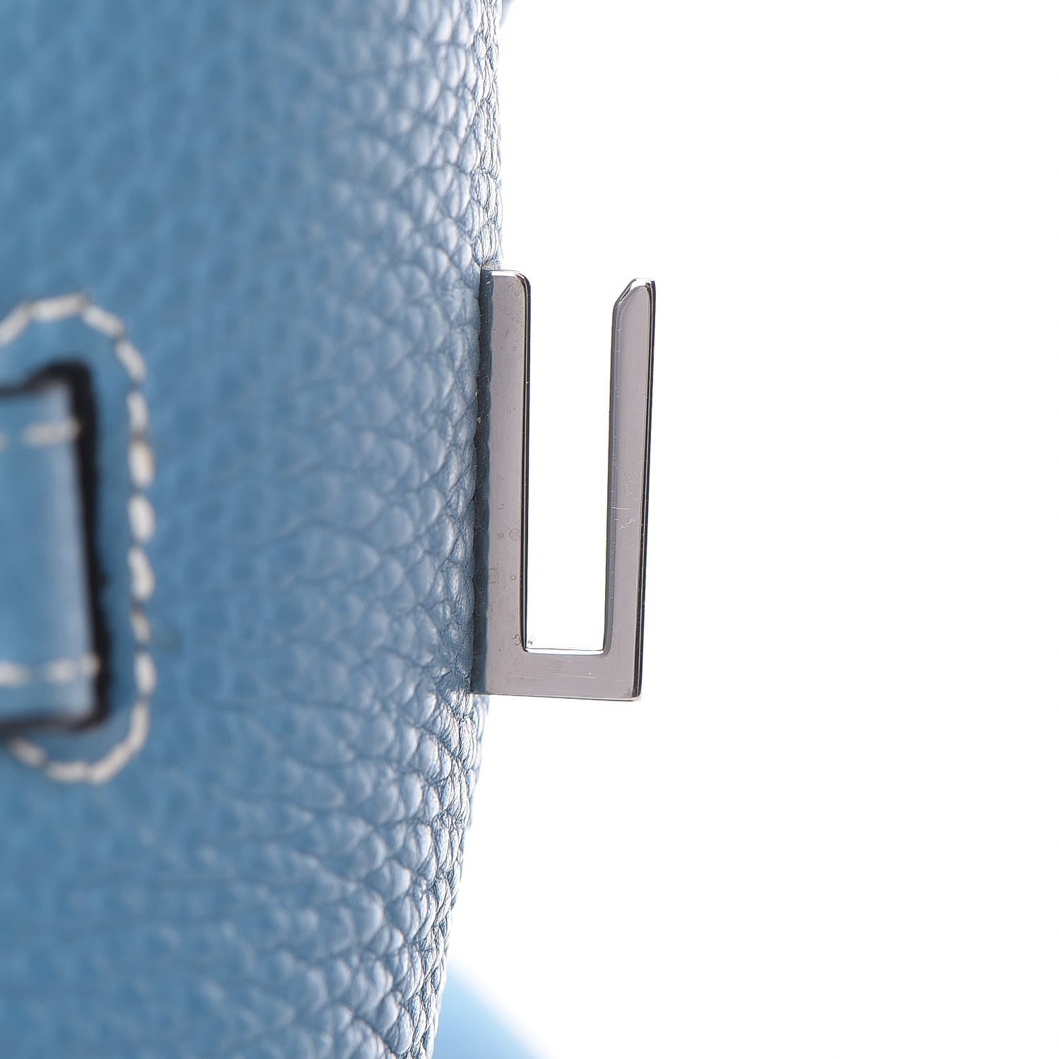 Hermes Taurillon Clemence Birkin 30 Blue Jean 23 of 51