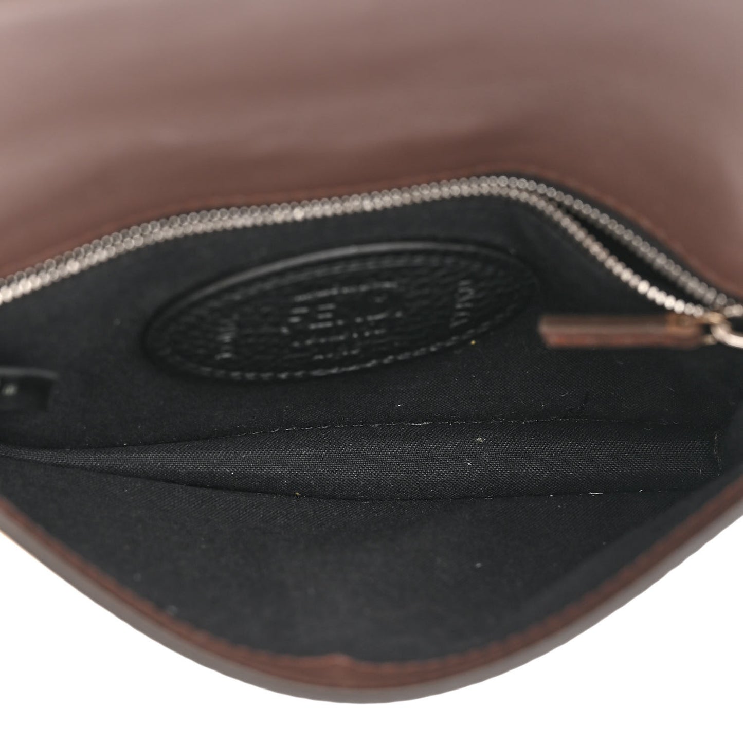 Cuoio Romano Selleria Baguette Belt Pouch Giallo Fendi
