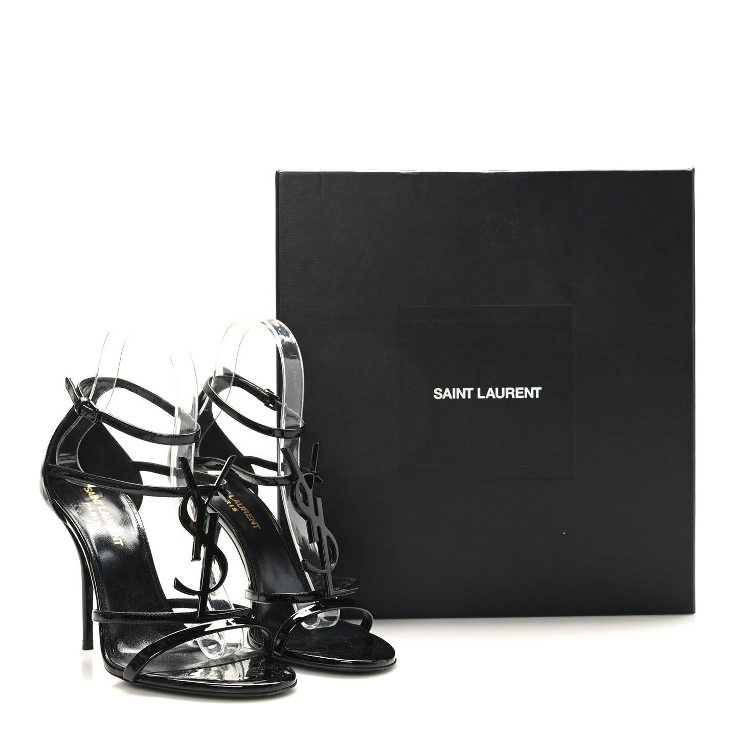 Patent Cassandra 100 Sandals 37.5 Black