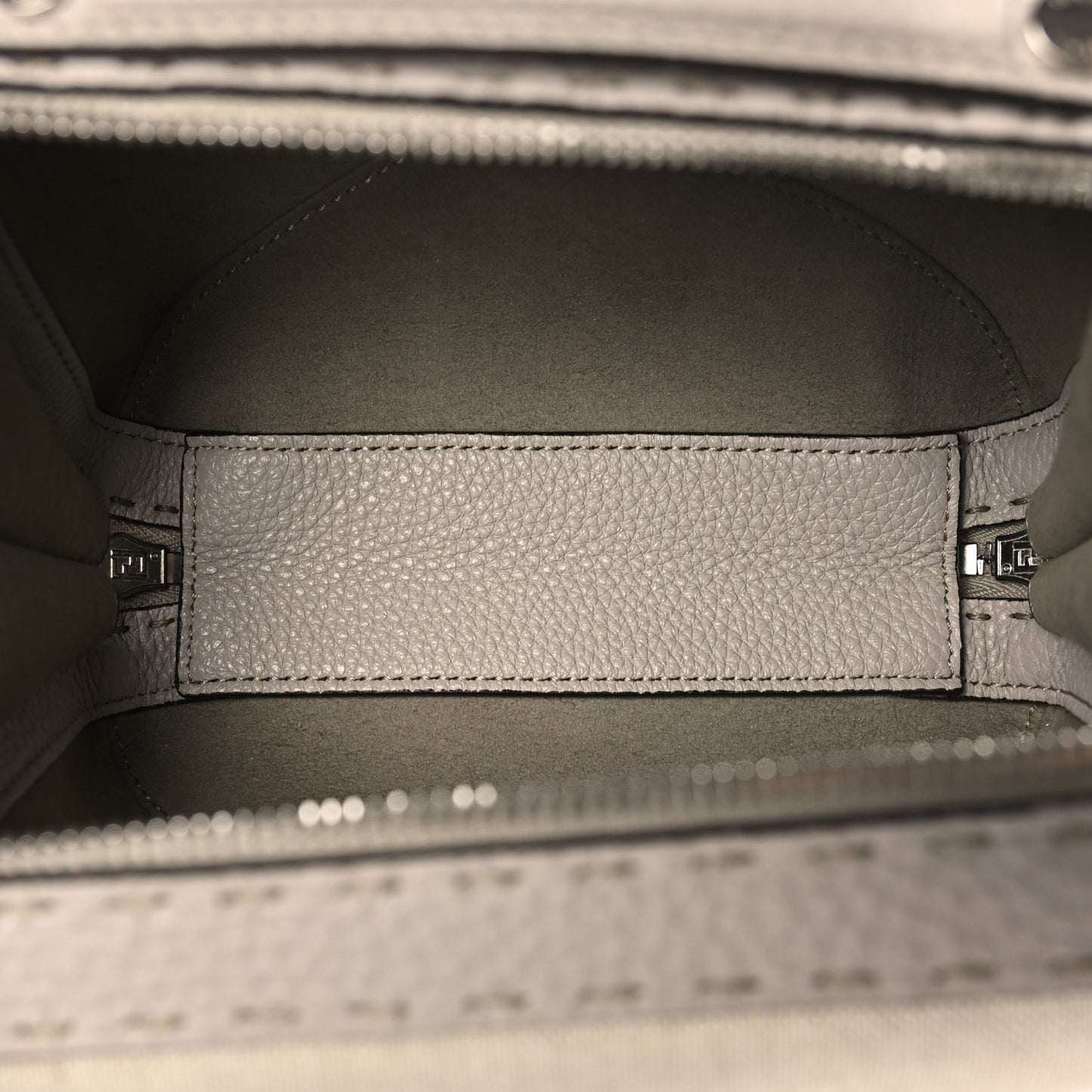 Kuban Canvas Cuoio Romano Mini Suitcase Bag Grigio Polvere