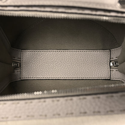 Fendi Kuban Canvas Cuoio Romano Mini Suitcase Bag Grigio Polvere 5 of 9