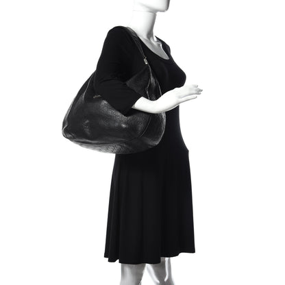 Gucci Guccissima Large New Ladies Web Hobo Black 2 of 9