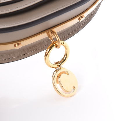 Chloe Calfskin Small Nile Bracelet Minaudiere Bag Motty Grey 8 of 8