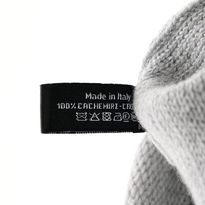 Chanel Cashmere CC Beanie Hat Grey 6 of 6