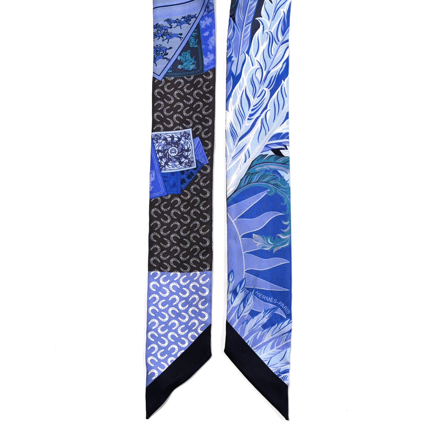 Silk Cheval Phoenix Twilly Marine Ciel Cobalt