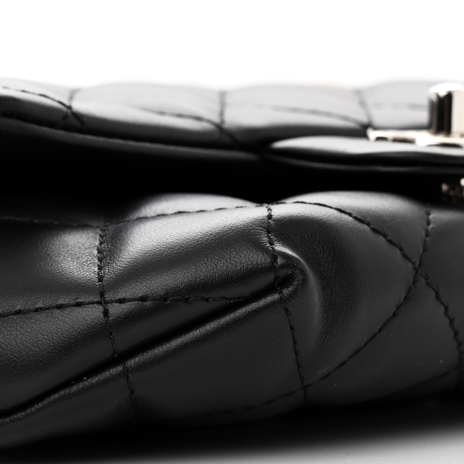 Chanel Calfskin Quilted CC Uniform Flap Belt Bag Black 10 of 12