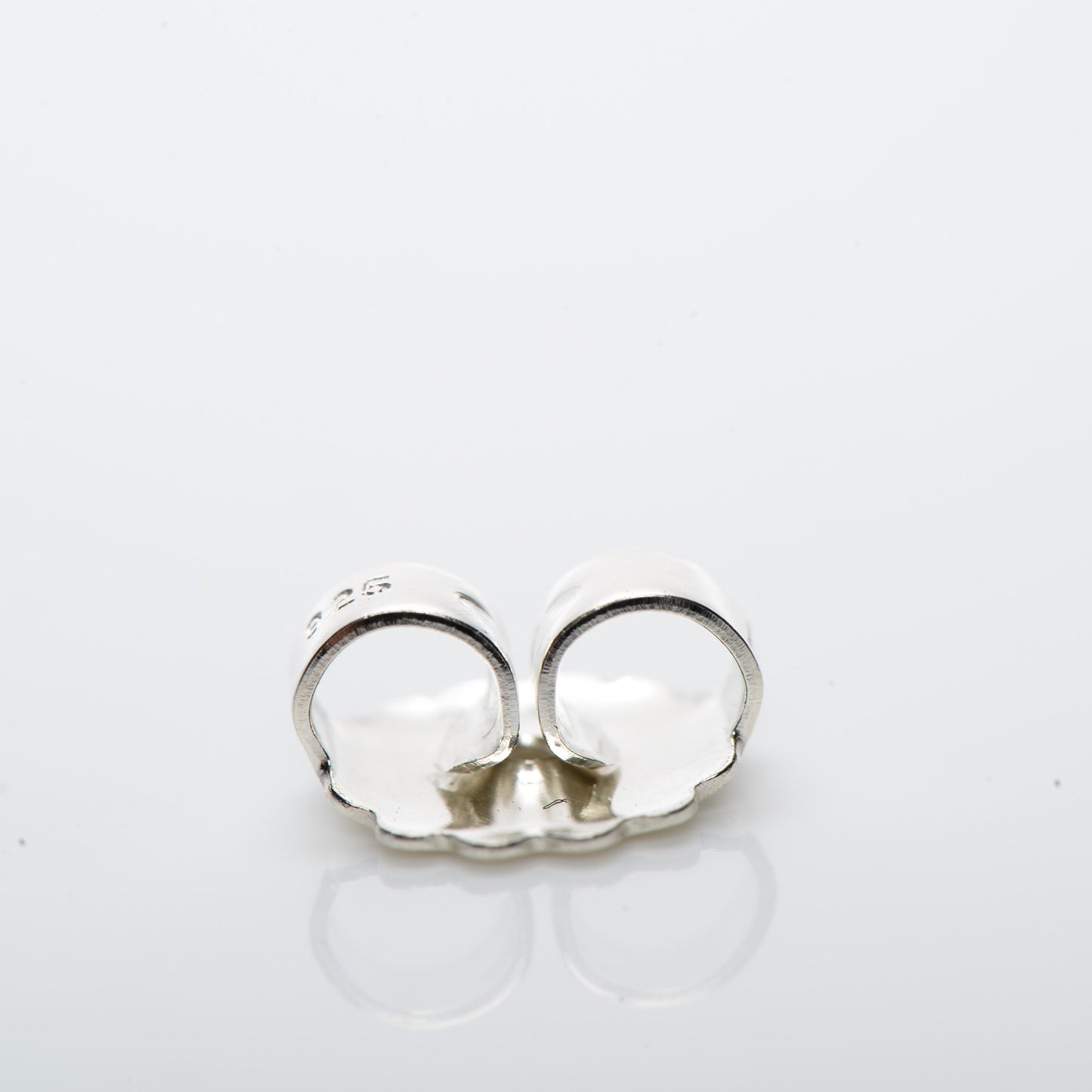 Sterling Silver Morganite 7mm Infinity Earrings