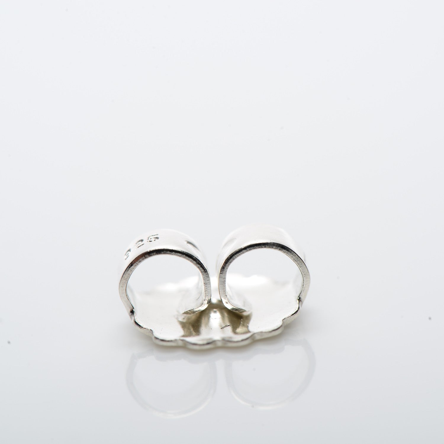 David Yurman Sterling Silver Morganite 7mm Infinity Earrings 4 of 5