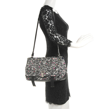 Proenza Schouler Wool Carpet Pad Large Courier Shoulder Bag Grey Multicolor 2 of 10