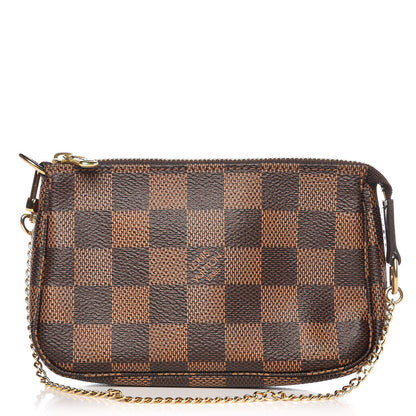 Louis Vuitton Damier Ebene Mini Pochette Accessories 1 of 7