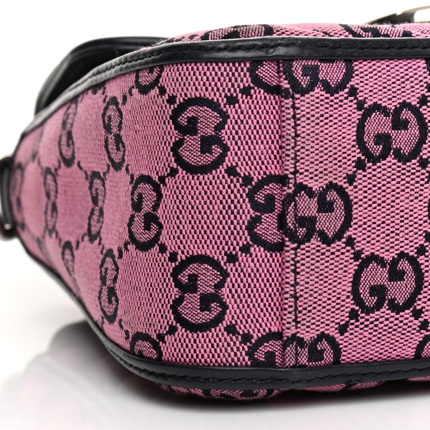 Monogram Multicolor Matelasse Diagonal Mini GG Marmont Top Handle Shoulder Bag Pink Blue
