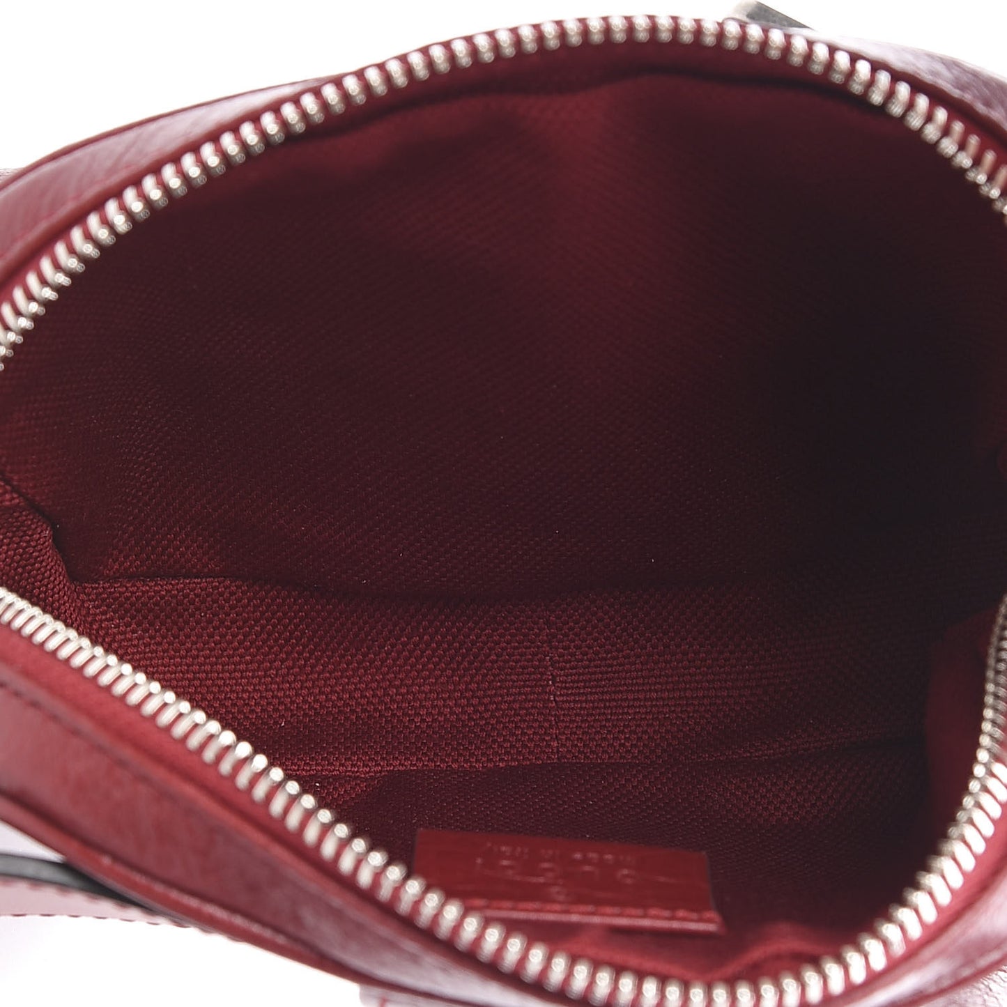Fluffy Calfskin Mini Morpheus Belt Bag Red
