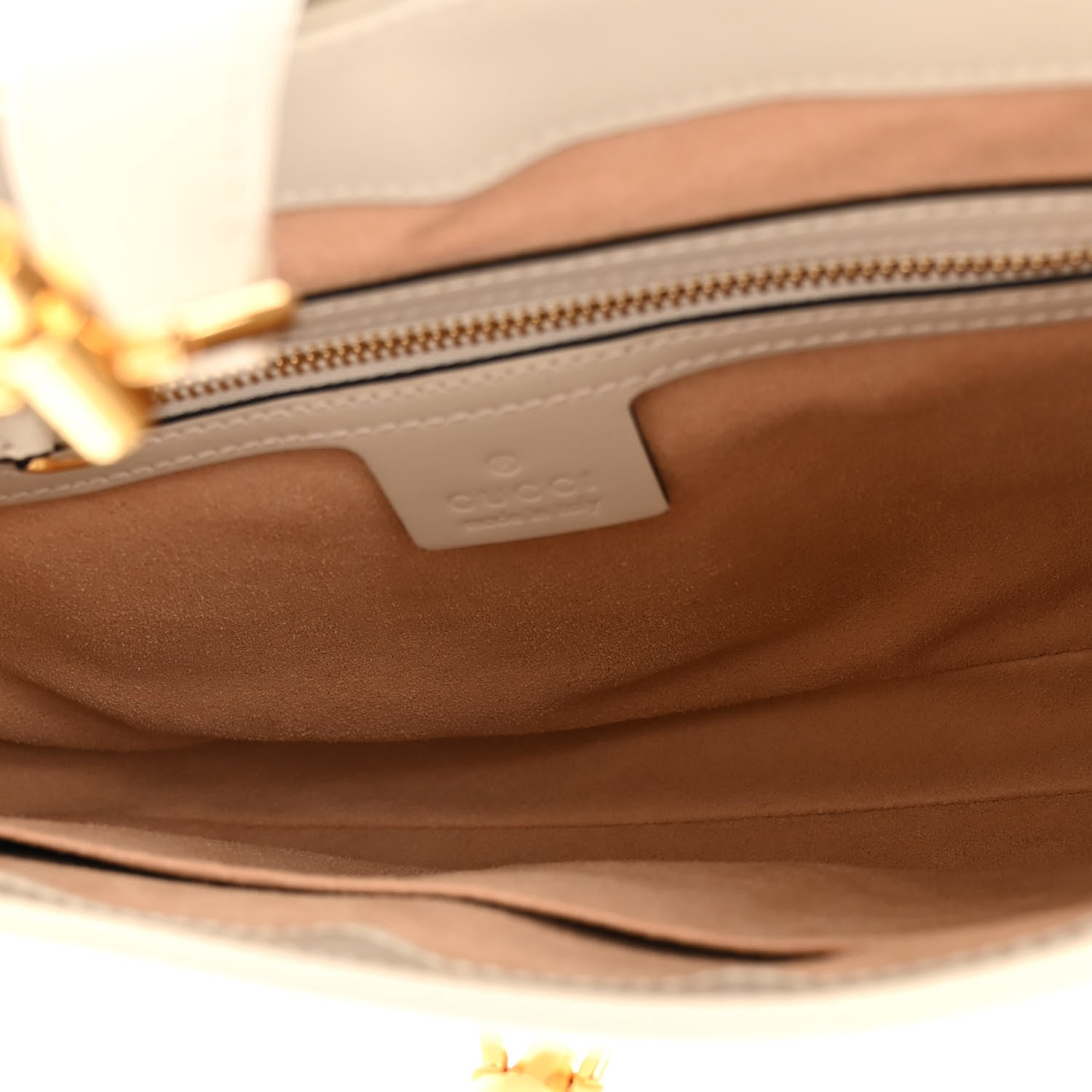 Gucci Boarded Dyana Lux Calfskin Small Jackie 1961 Hobo Mystic White 5 of 11