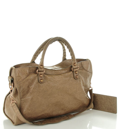 Balenciaga Agneau Giant 12 Rose Gold Hardware City Gris Poivre 3 of 8