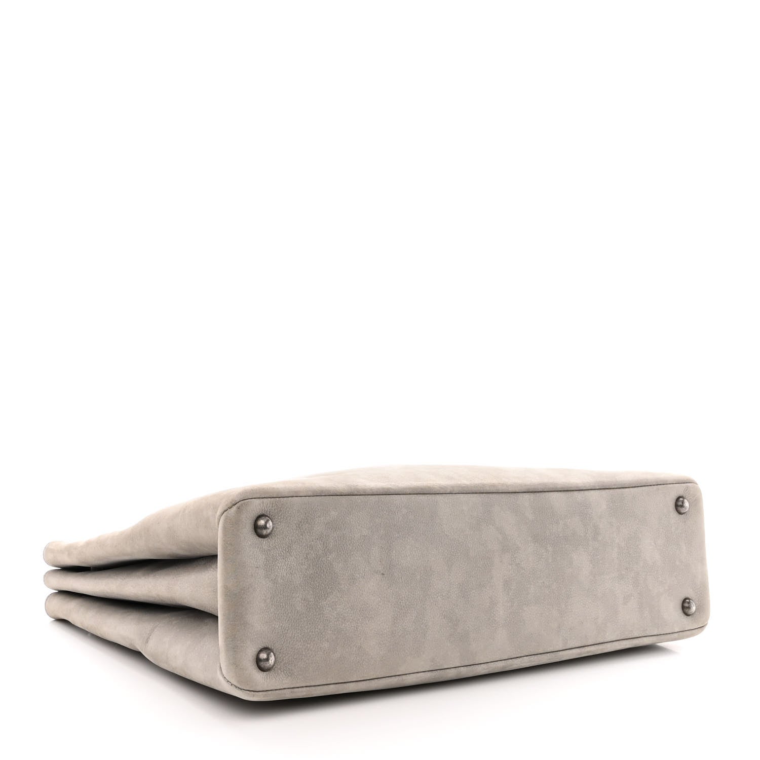 Chanel Iridescent Calfskin CC East West Shopping Tote Light Grey 4 of 11