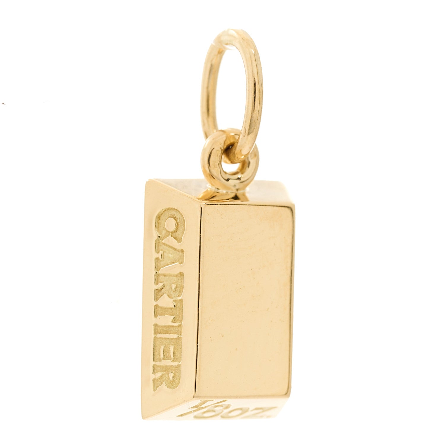 Cartier 18K Yellow Gold Ingot Bar Charm 3 of 6