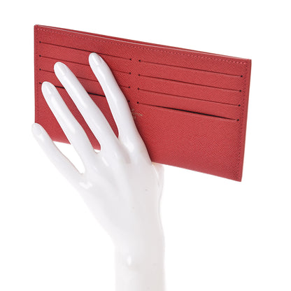 Louis Vuitton Calfskin Felicie Card Holder Insert Cherry 2 of 6
