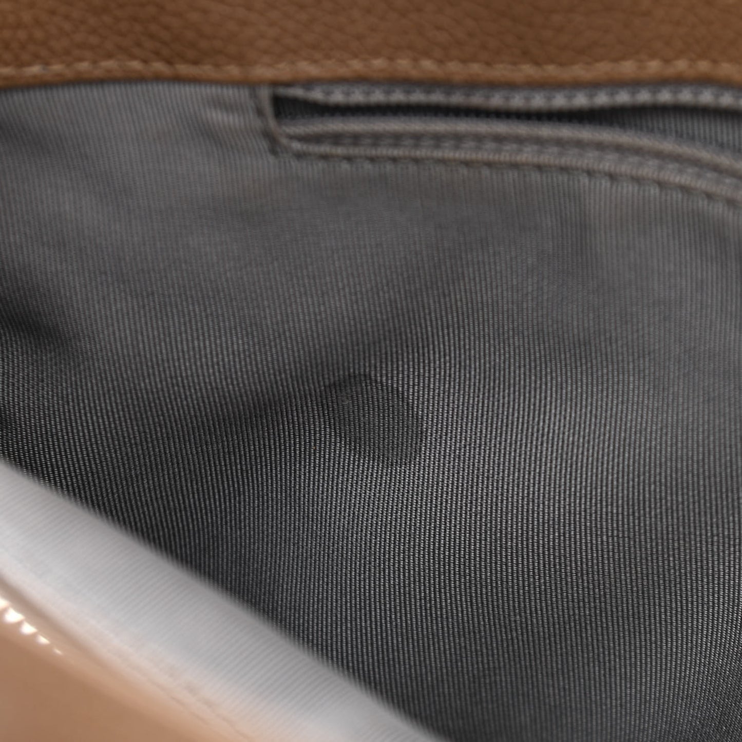 Calfskin Cerf Executive Shopper Tote Beige