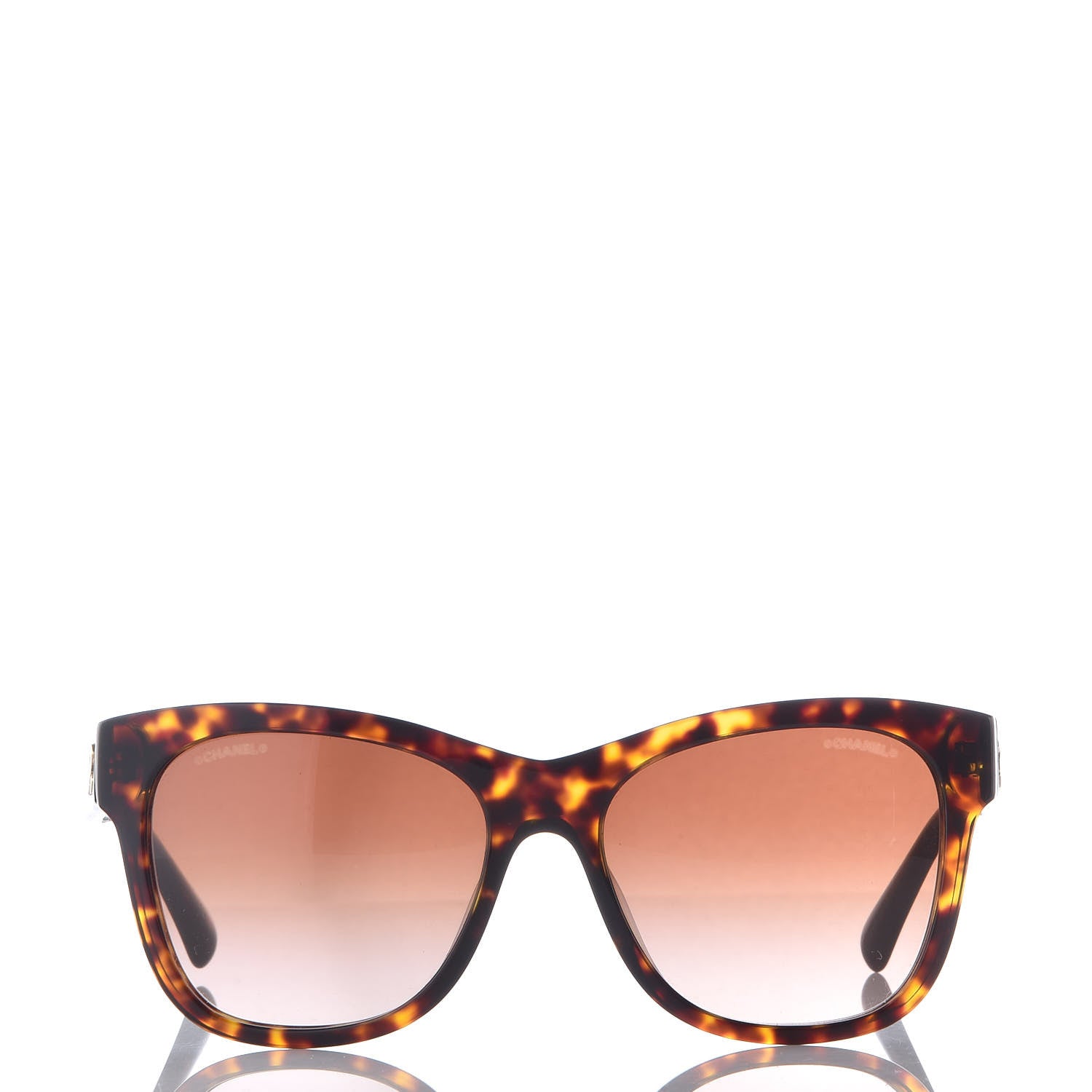 Chanel Acetate Runway Square Sunglasses 5380-A Dark Tortoise 2 of 7