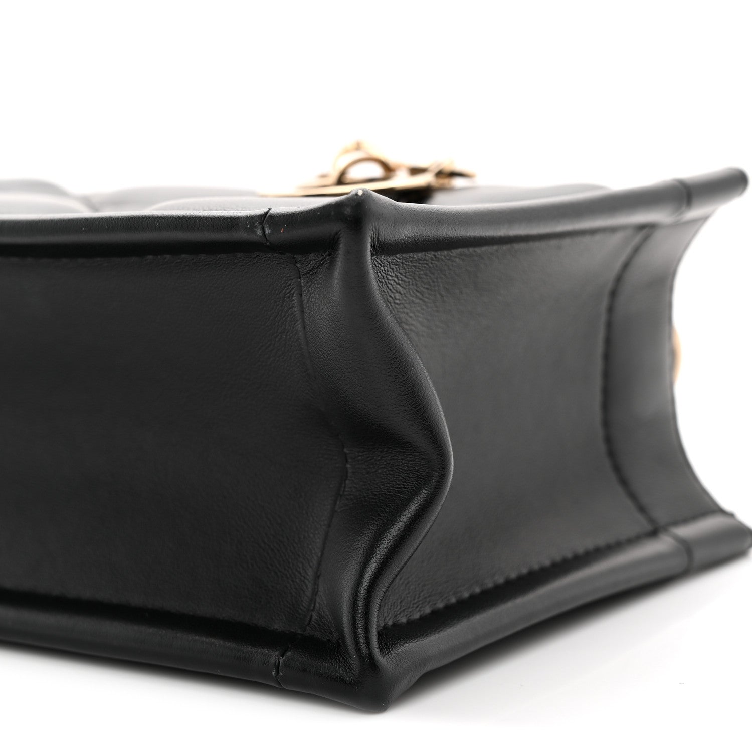 Christian Dior Calfskin Macrocannage Mini Book Tote Black 10 of 13