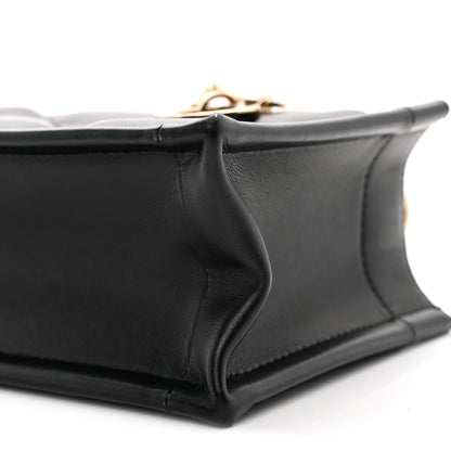 Christian Dior Calfskin Macrocannage Mini Book Tote Black 10 of 13
