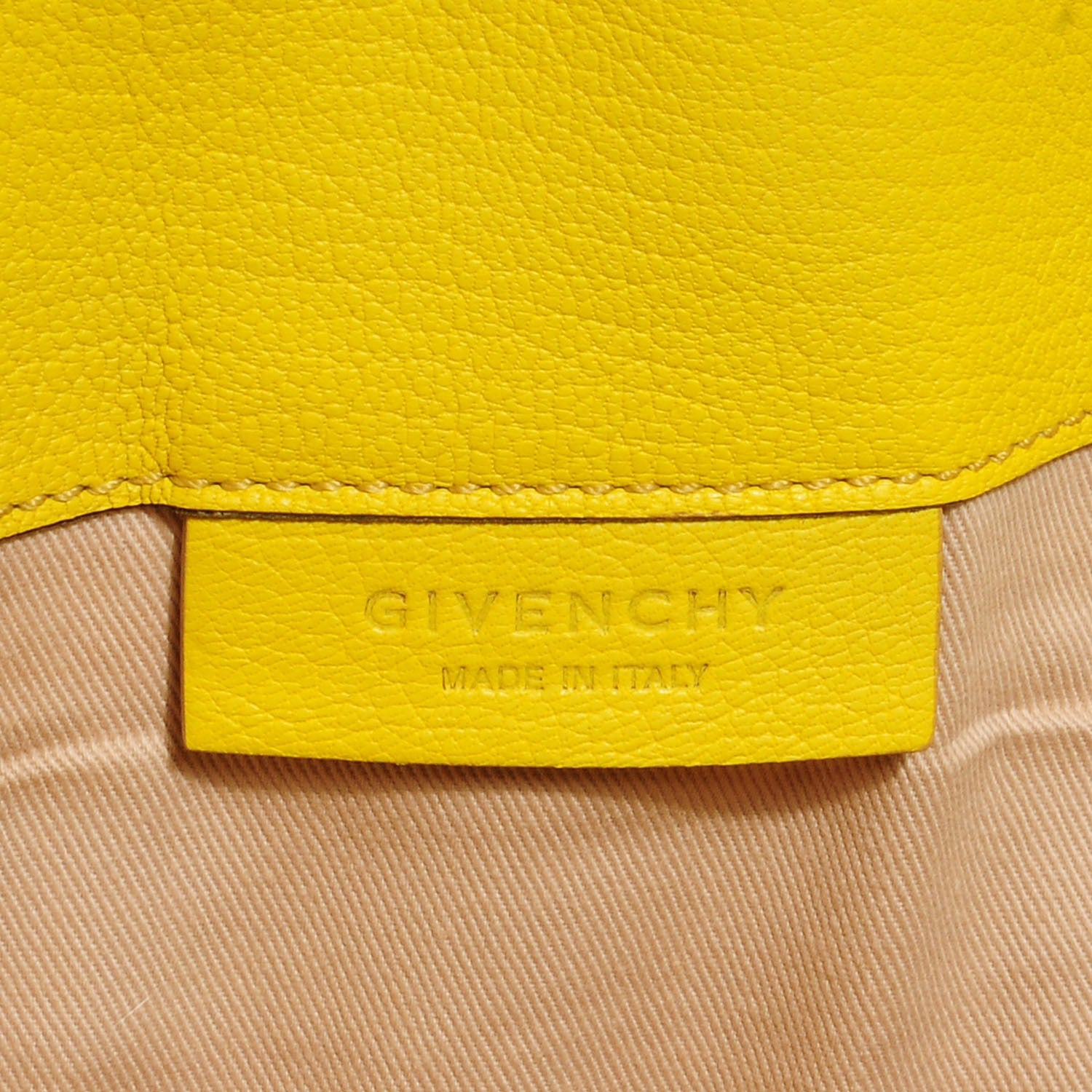 Givenchy Sugar Goatskin Medium Antigona Envelope Clutch Yellow 5 of 8