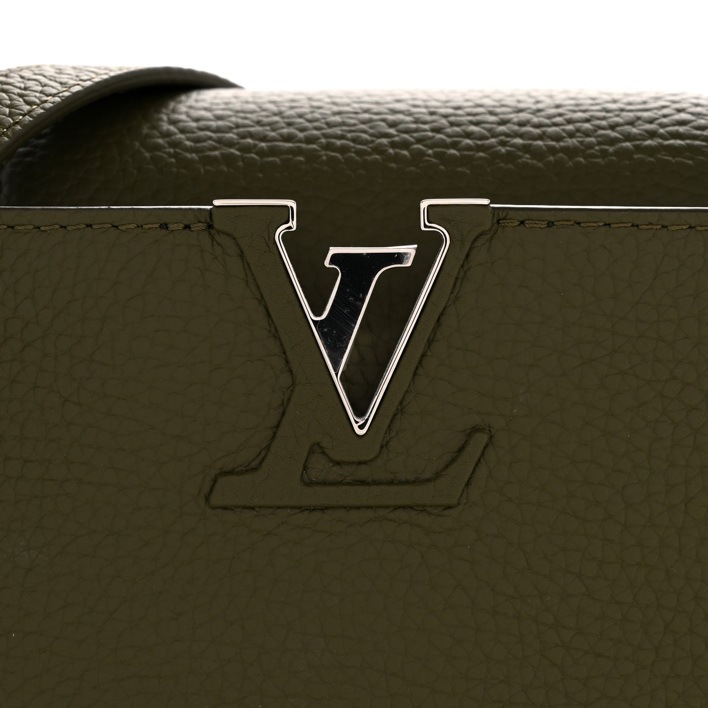 Taurillon Capucines BB Khaki
