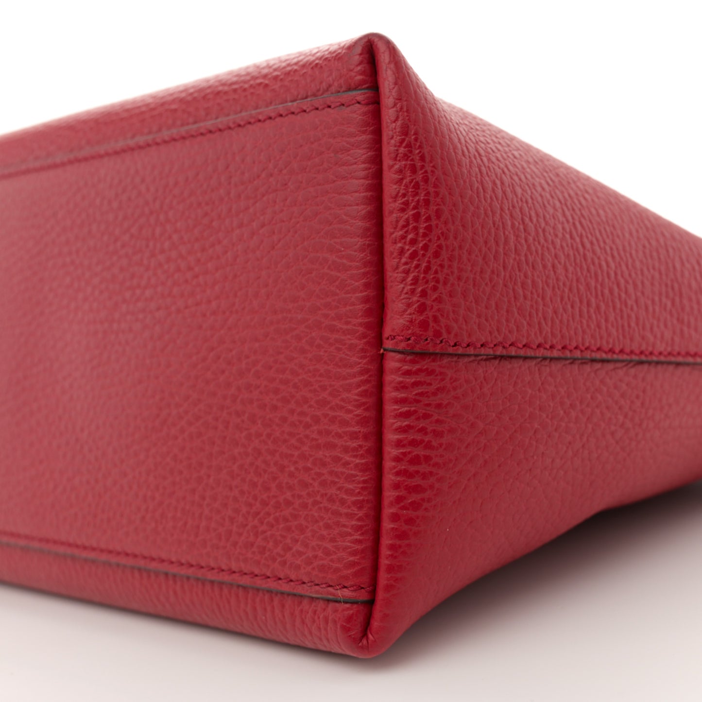 Dollar Calfskin GG Charm Satchel Red