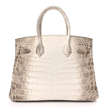 Hermes Matte Niloticus Crocodile Himalaya Birkin 30 Blanc 3 of 17