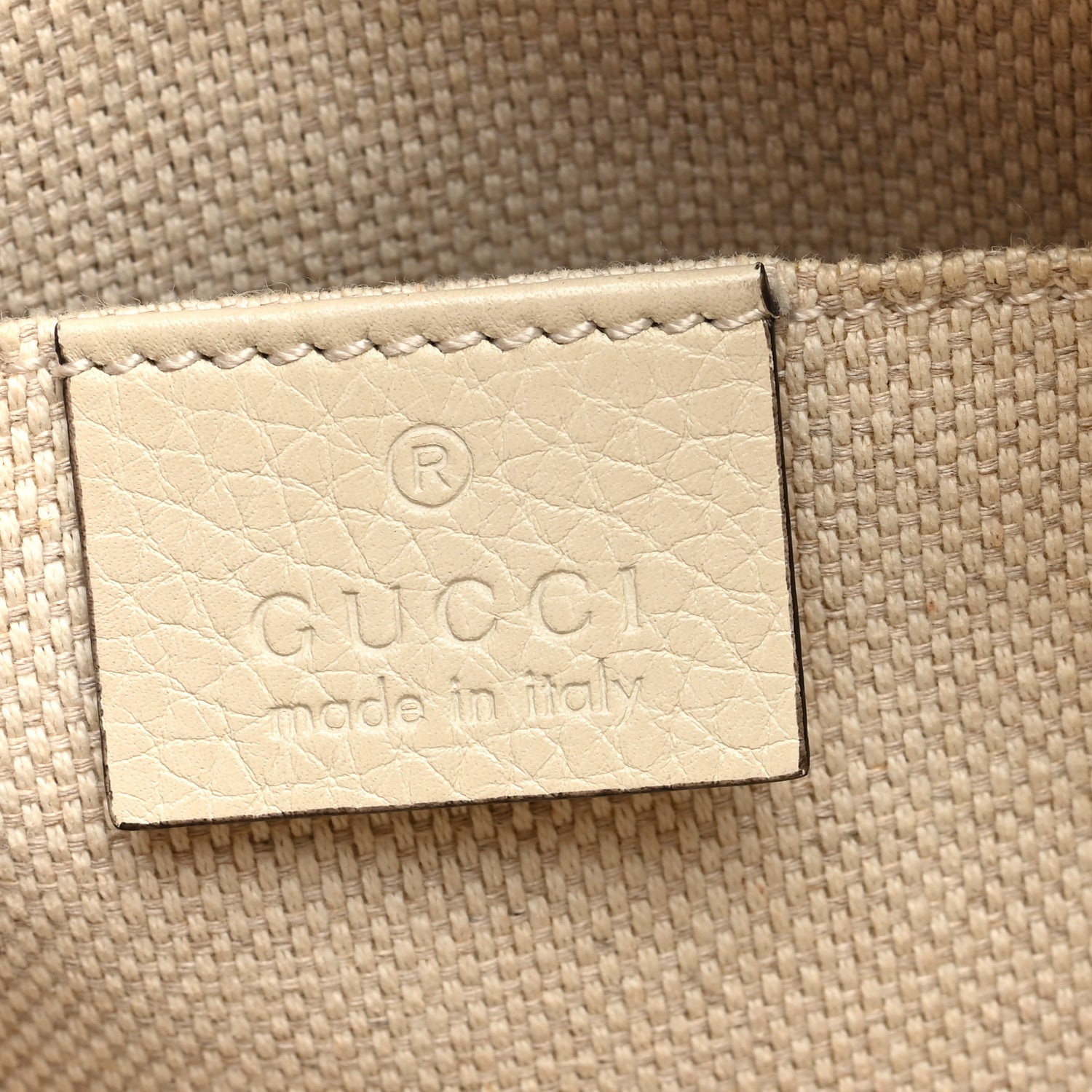 Gucci Pebbled Calfskin Small Soho Disco Bag Off White 6 of 14