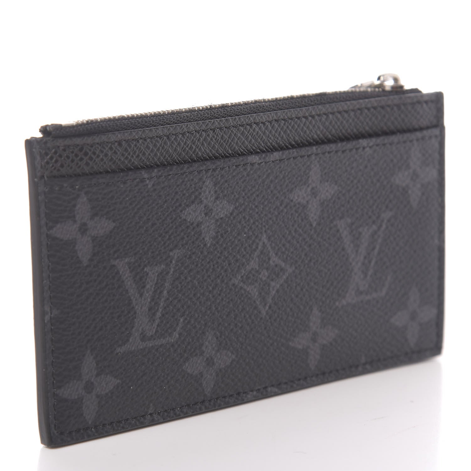 Louis Vuitton Monogram Eclipse Taiga Coin Card Holder 3 of 7