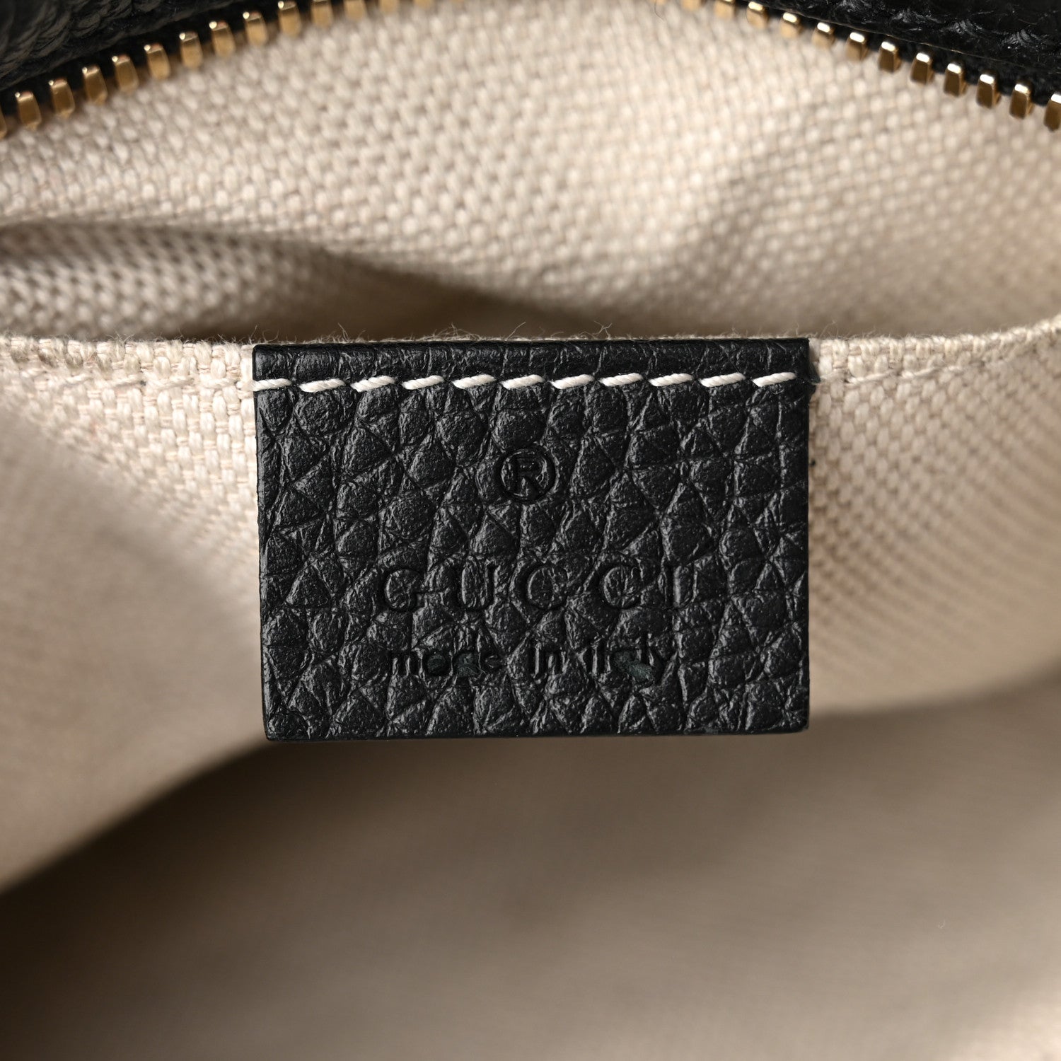 Gucci Pebbled Calfskin Small Soho Disco Bag Black 5 of 13