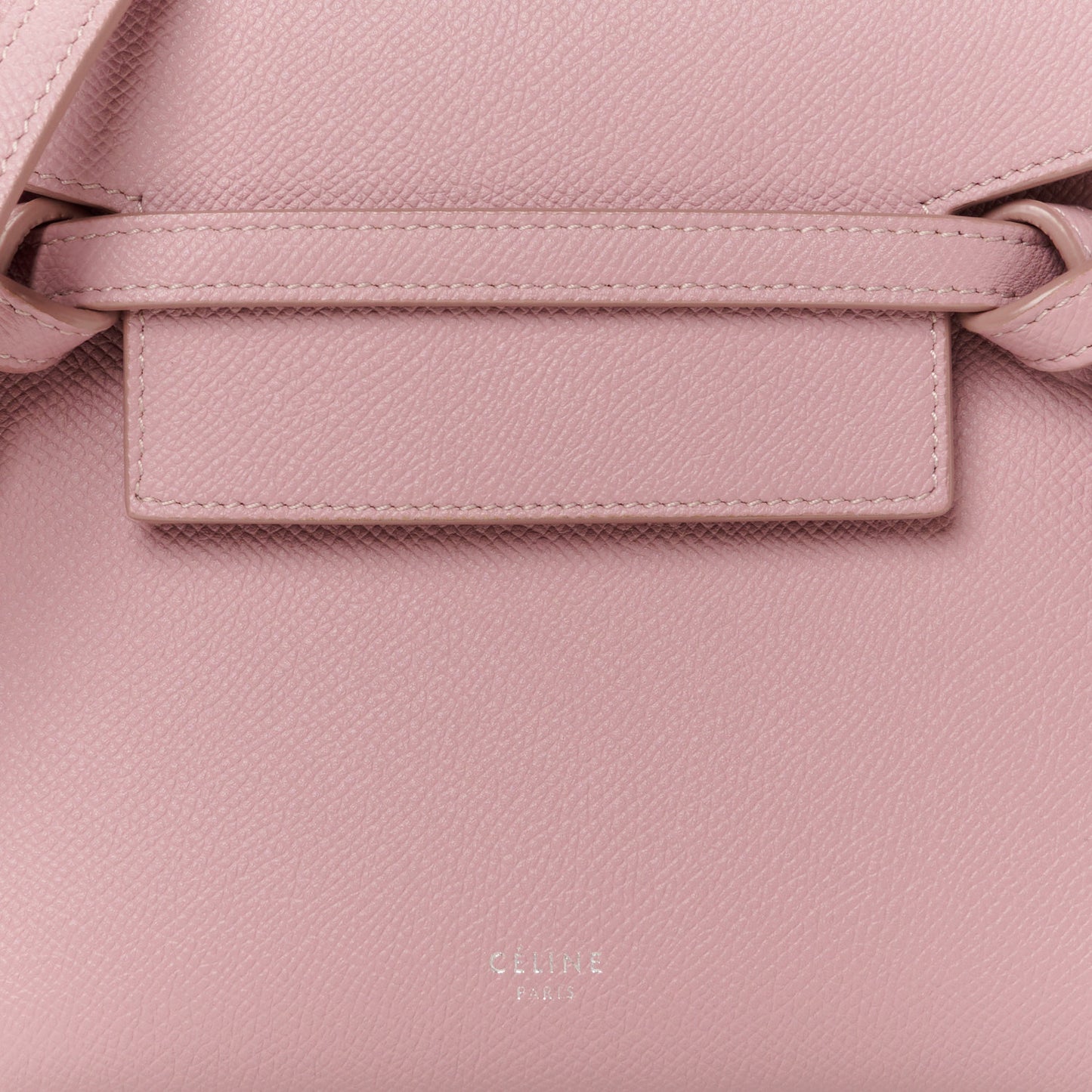 Grained Calfskin Nano Belt Bag Rose Quartz