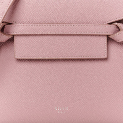 Celine Grained Calfskin Nano Belt Bag Rose Quartz 8 of 10