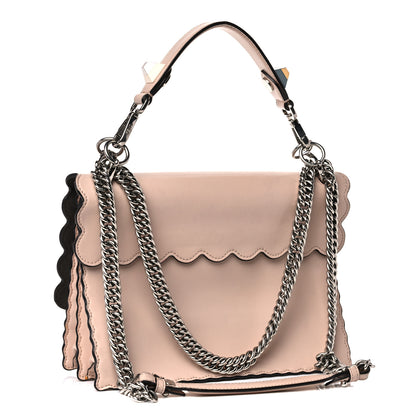 Fendi Vitello Liberty Scalloped Studded Kan I Shoulder Bag Plaster 2 of 20
