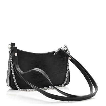 Louis Vuitton Epi Easy Pouch On Strap Black 3 of 9