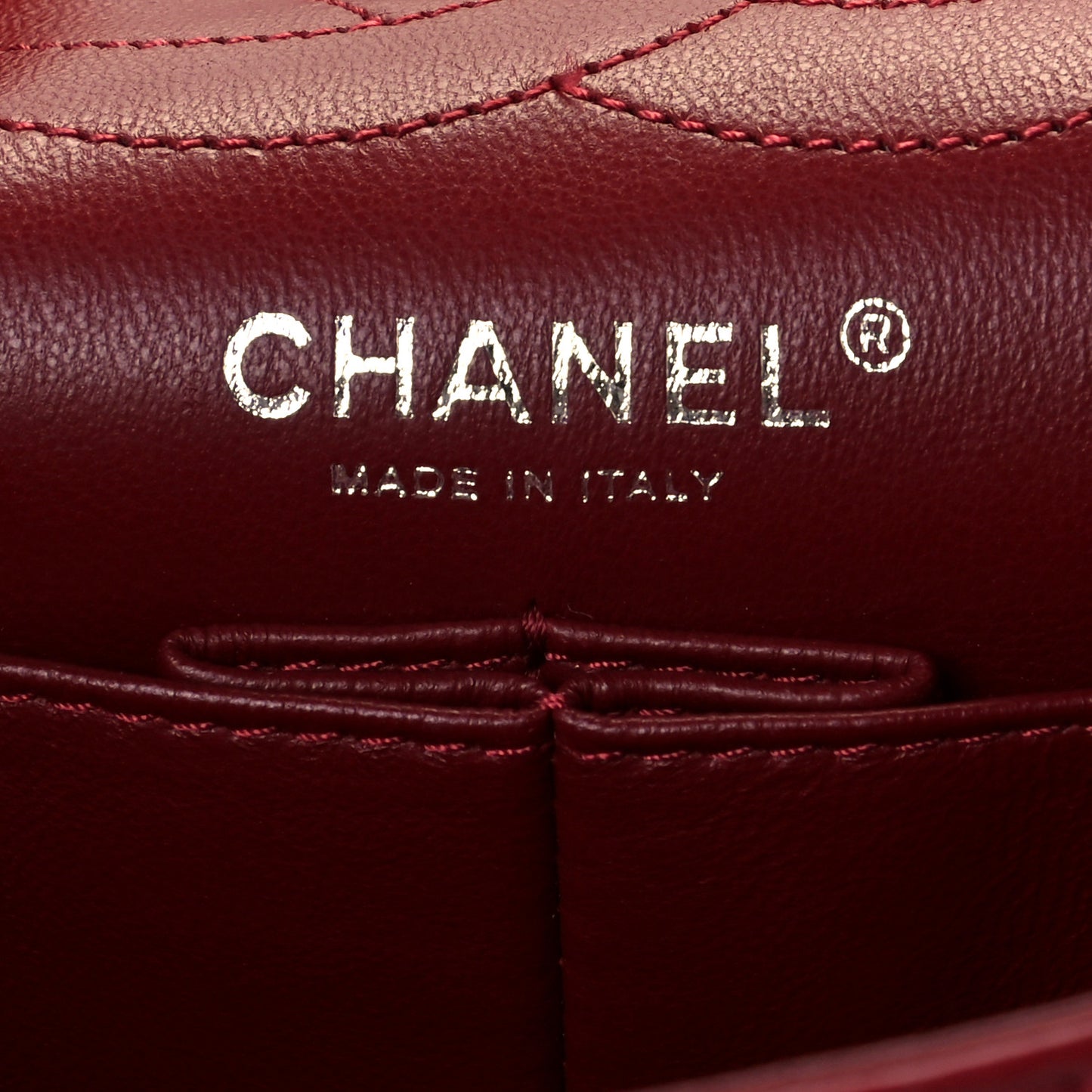 Aged Calfskin Quilted 2.55 Reissue 226 Flap Red