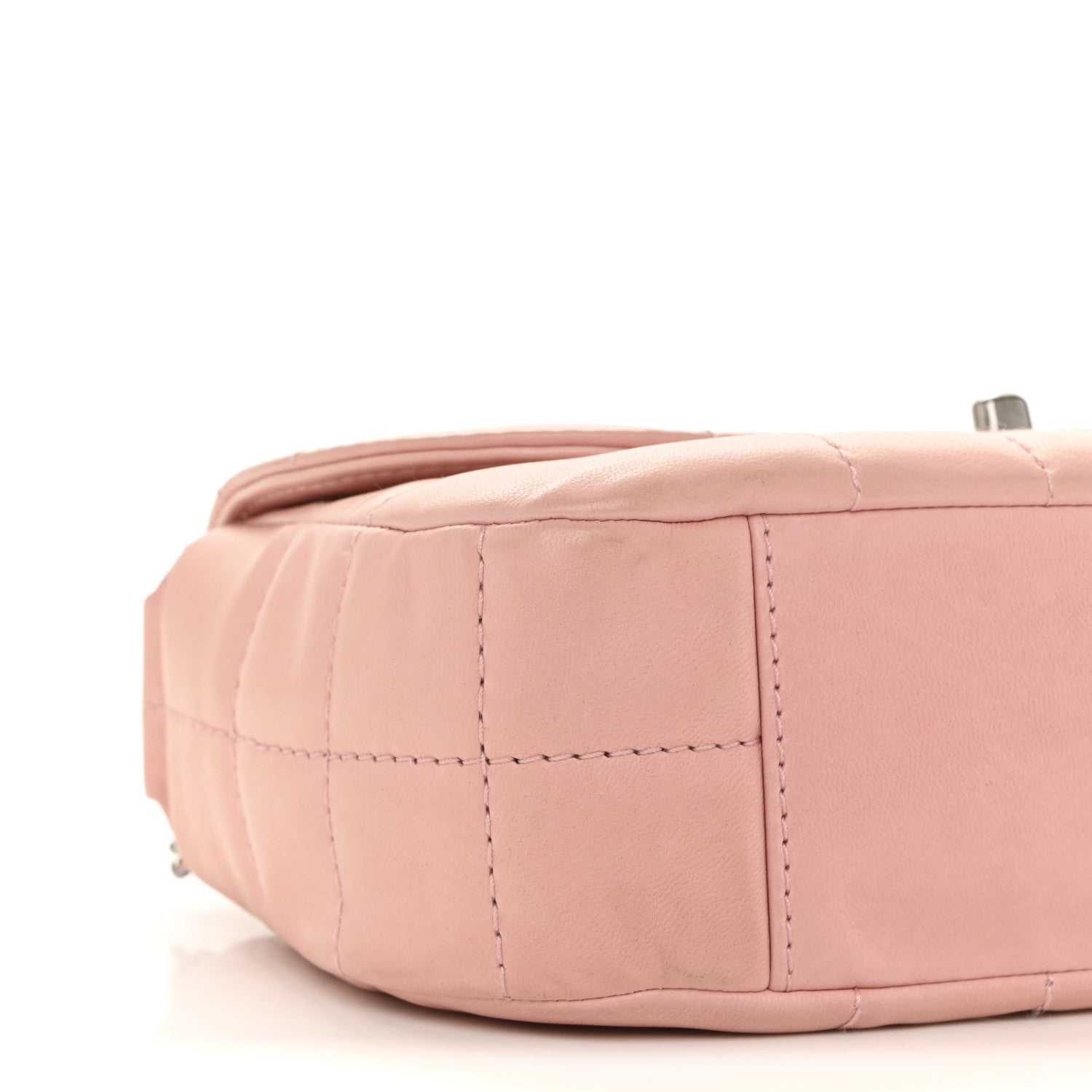 Chanel Lambskin Quilted Chocolate Bar 4 Chain Flap Pink 8 of 11