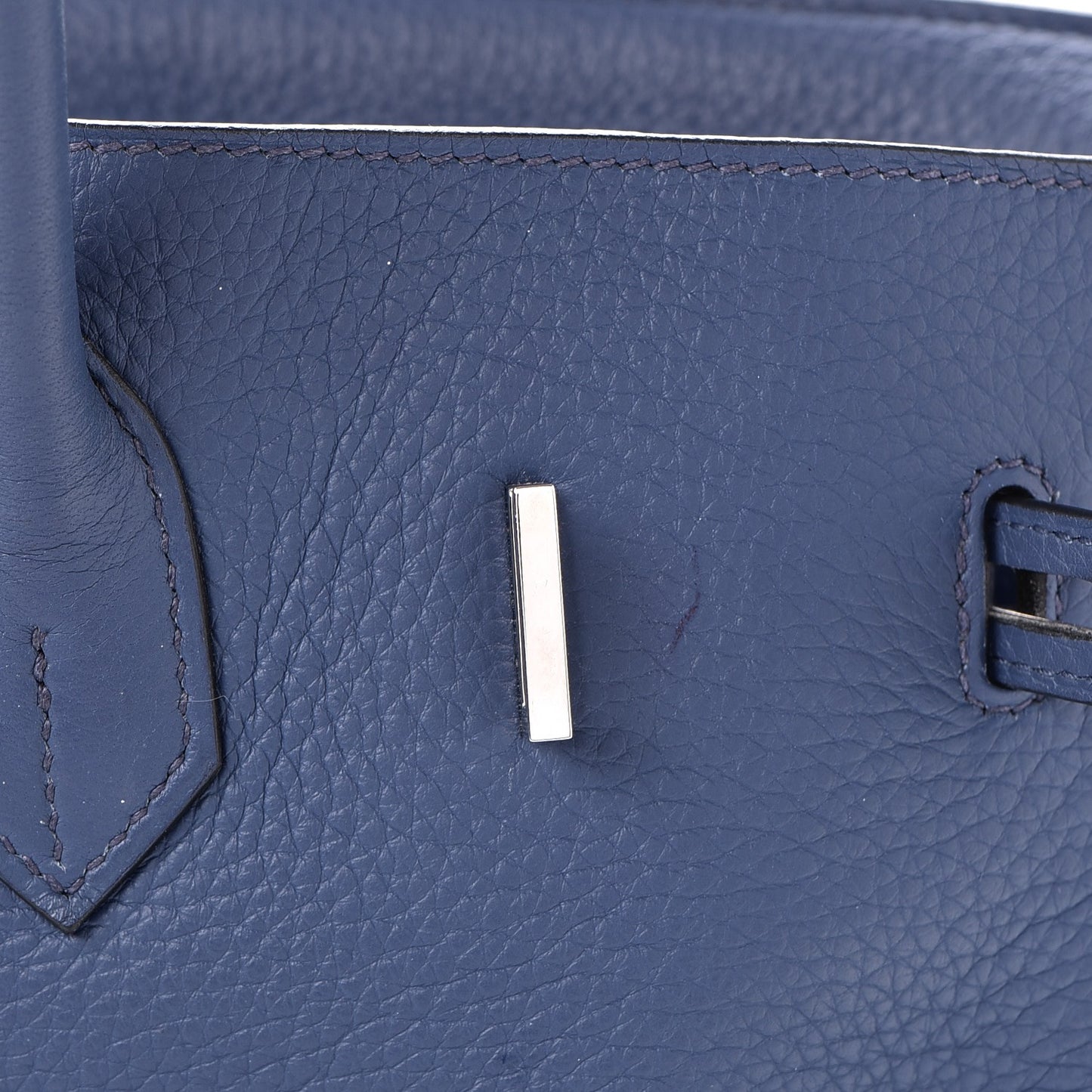 Taurillon Clemence Birkin 35 Bleu Brighton