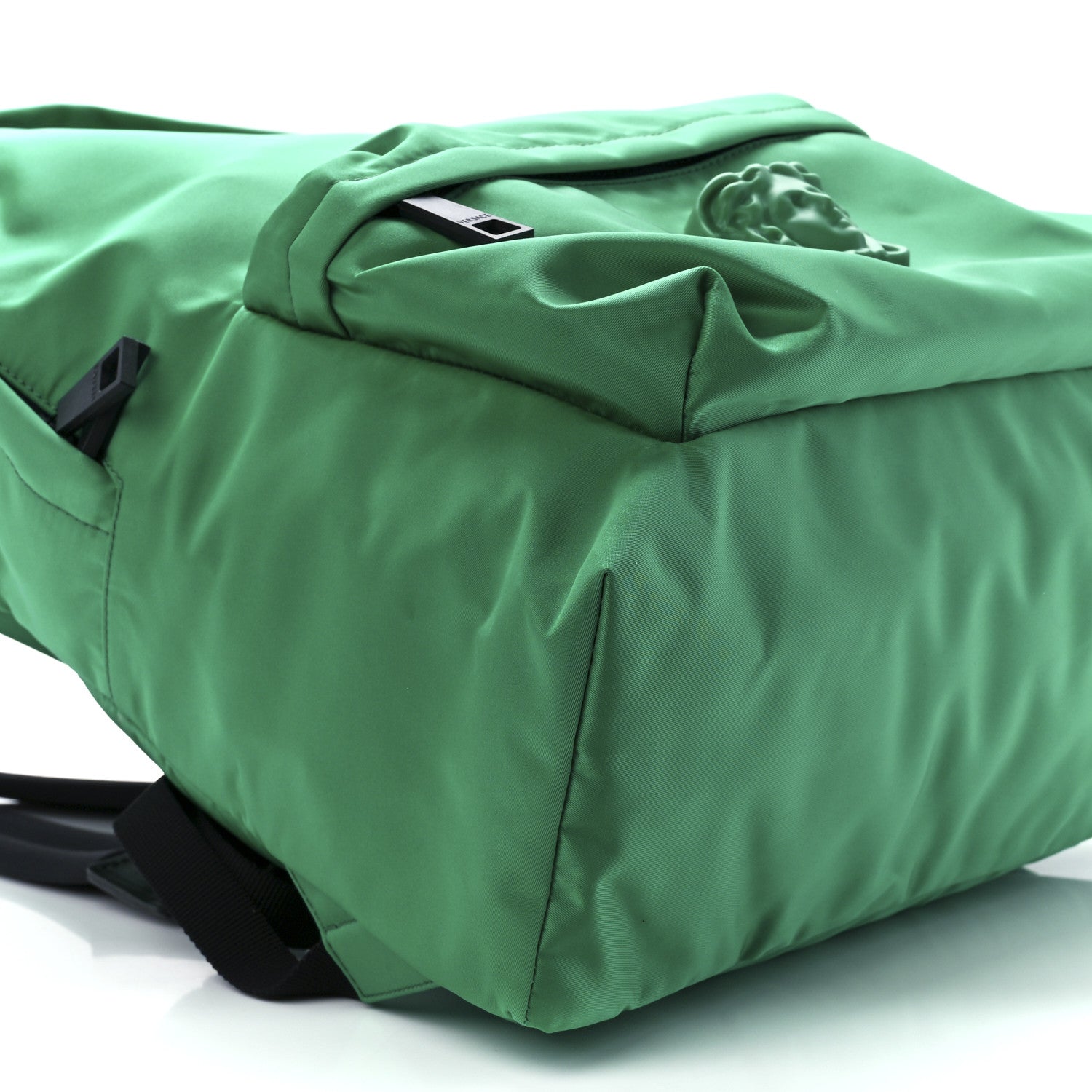 Versace Nylon Palazzo Medusa Backpack Green 10 of 11