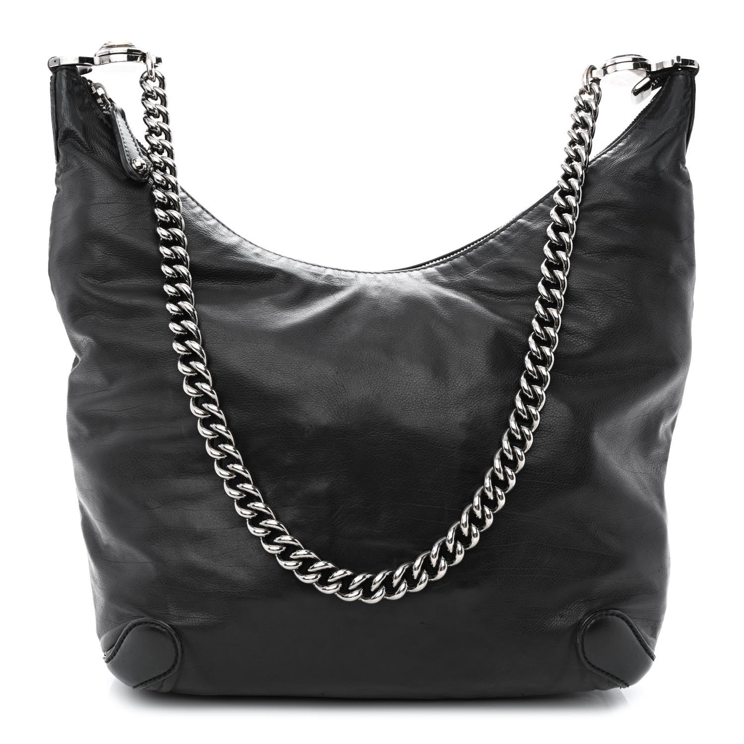 Gucci Calfskin Galaxy Hobo Black 1 of 11