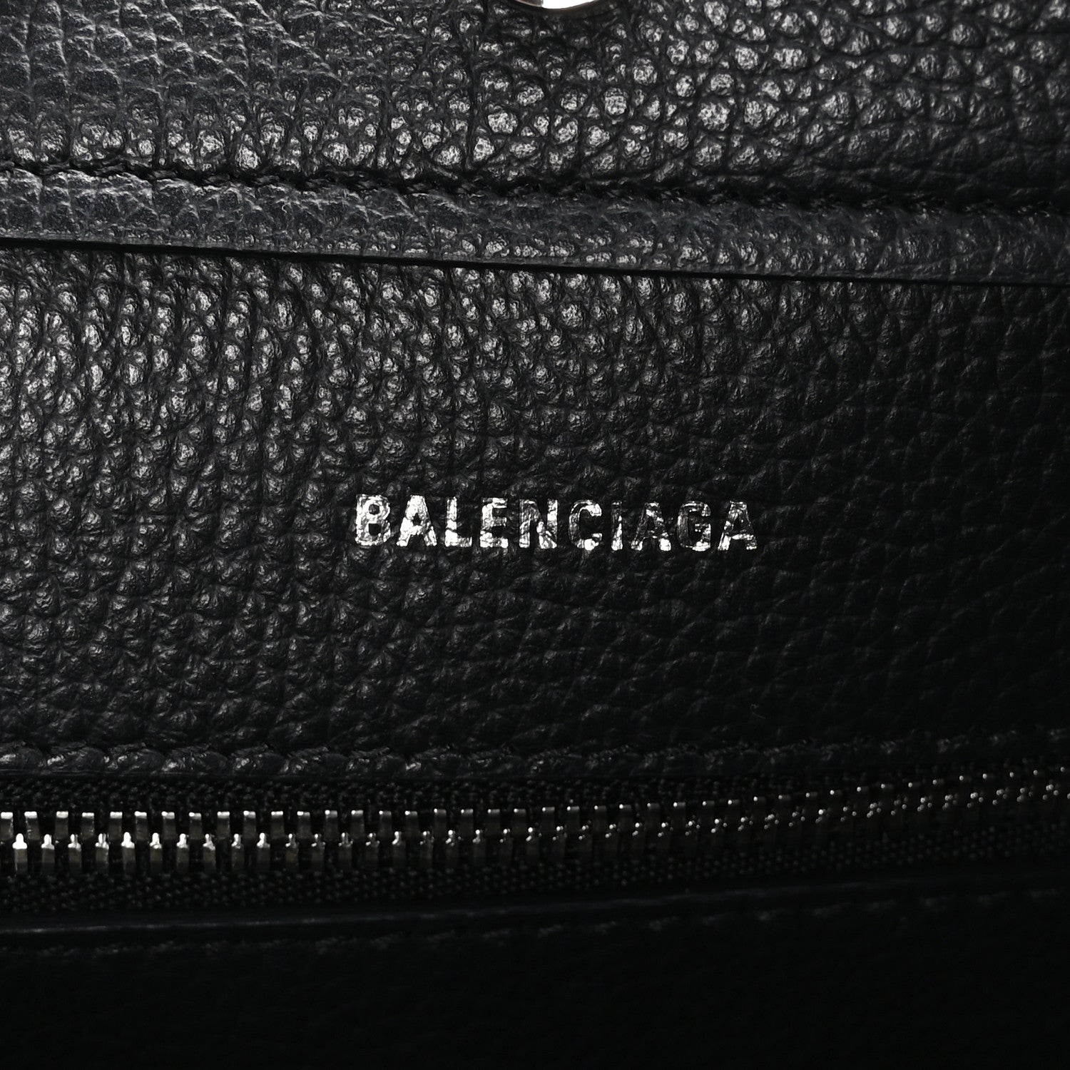 Balenciaga Grained Calfskin XS Everyday North South Shoulder Tote Bag Black 6 of 12