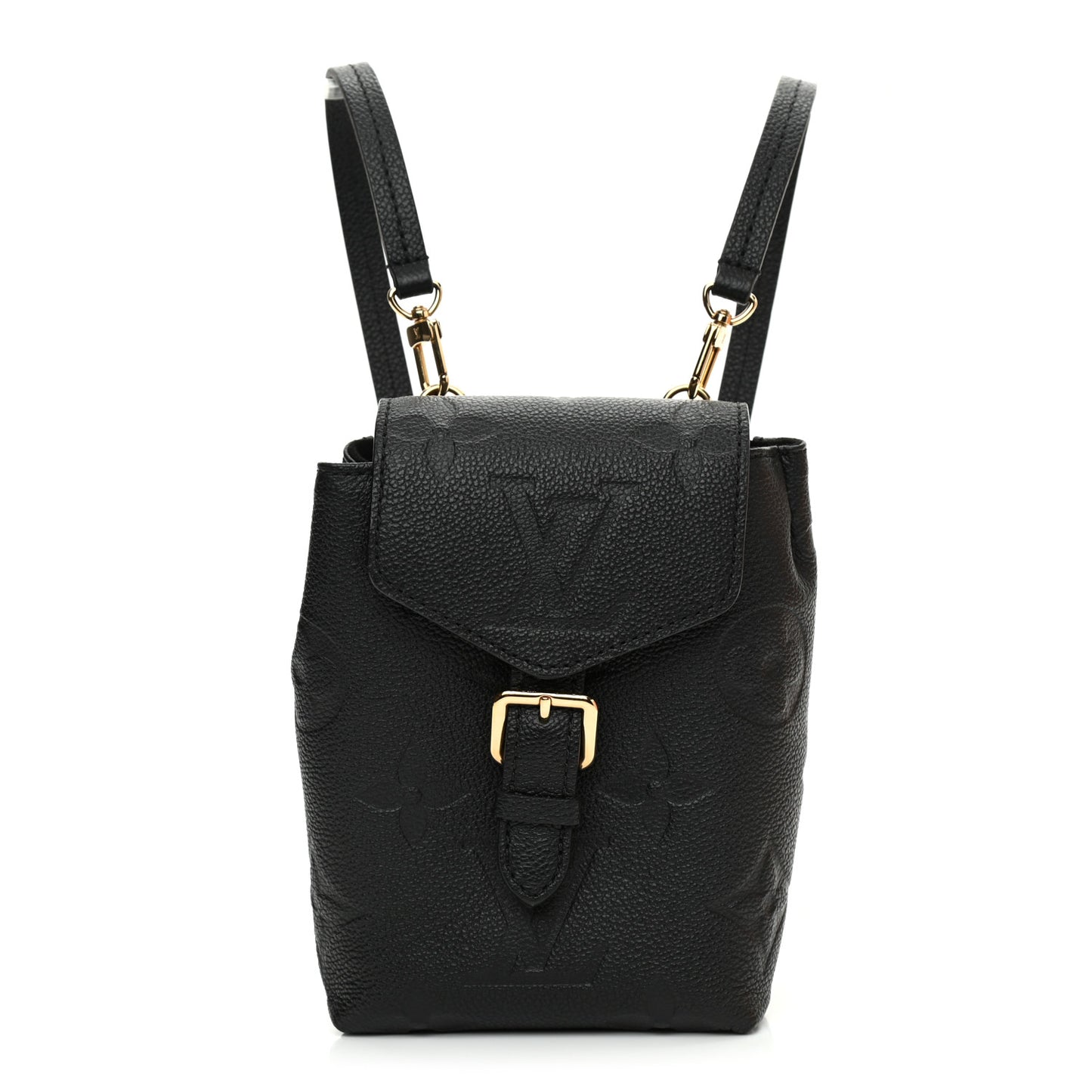 Empreinte Monogram Giant Tiny Backpack Black