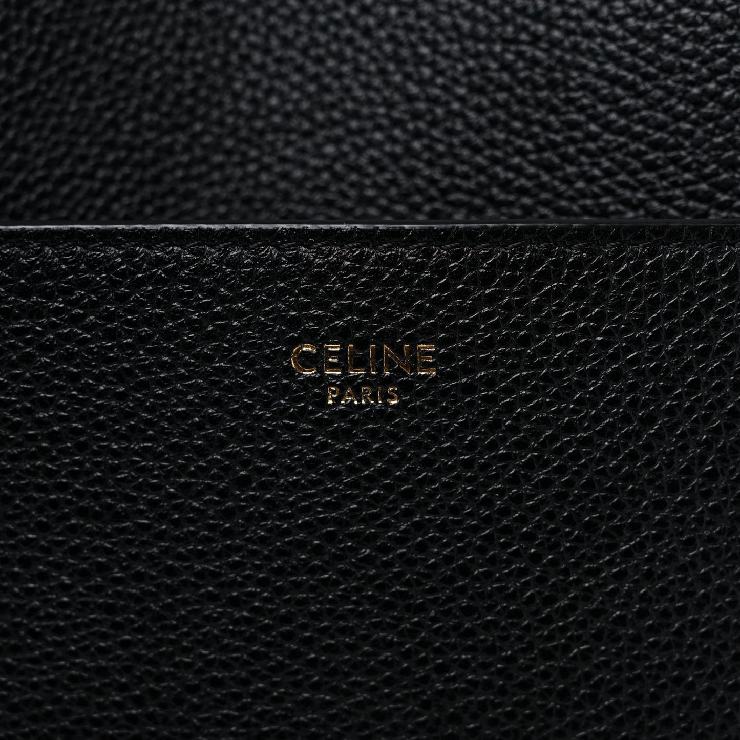 Soft Grained Calfskin Sangle Bucket Bag Black
